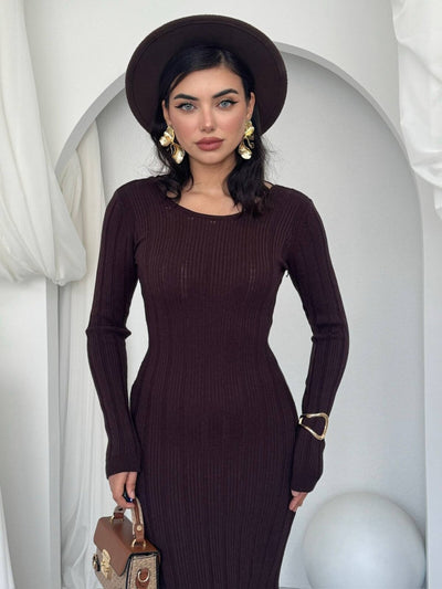 Rochie Olersan cu nod la spate
