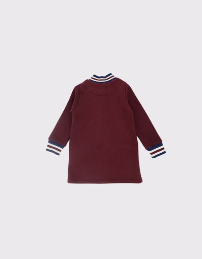 Kız Çocuk Önden Çıtçıtlı Kolej Ceketi | 3–9 Yaş | RG Brand | RG1497 - FÜME