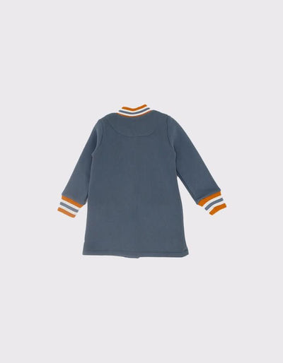 Kız Çocuk Önden Çıtçıtlı Kolej Ceketi | 3–9 Yaş | RG Brand | RG1497 - FÜME