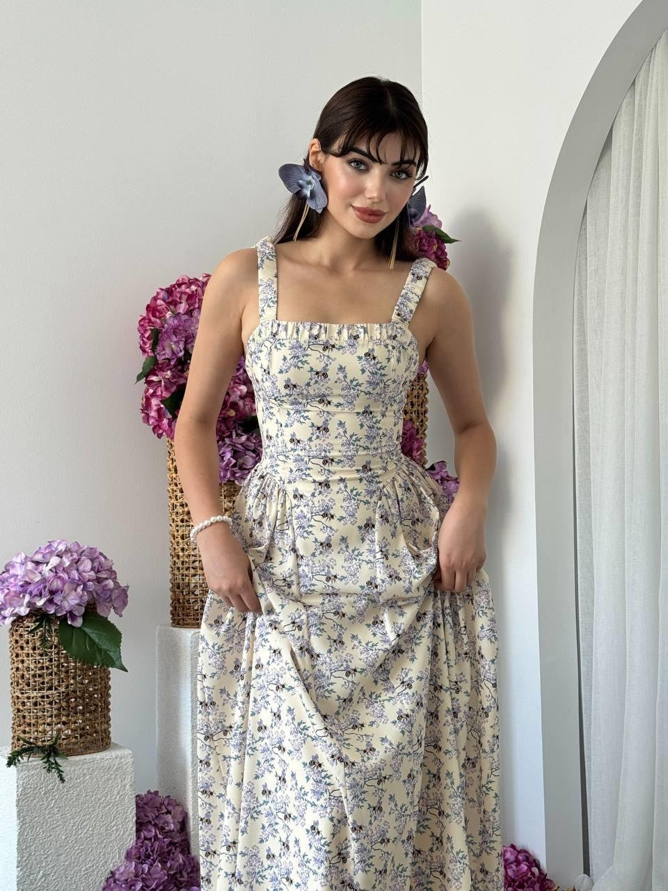 Rochie Pou cu volane