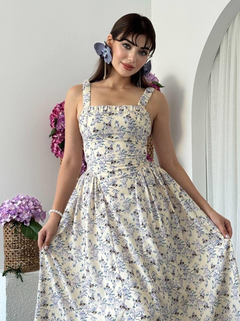 Rochie Pou cu volane