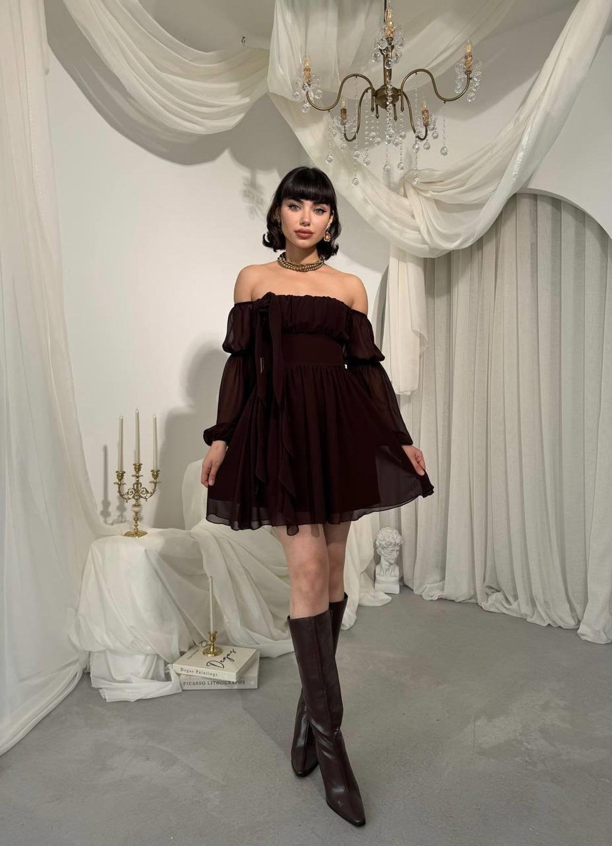 Rochie fără bretele Pure