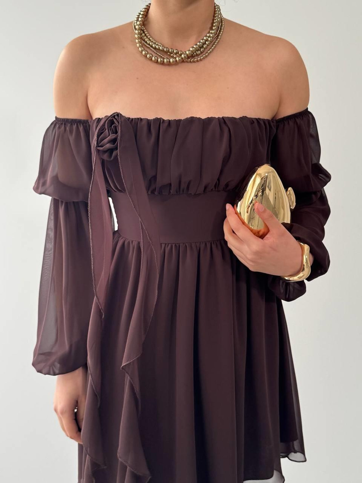 Rochie fără bretele Pure