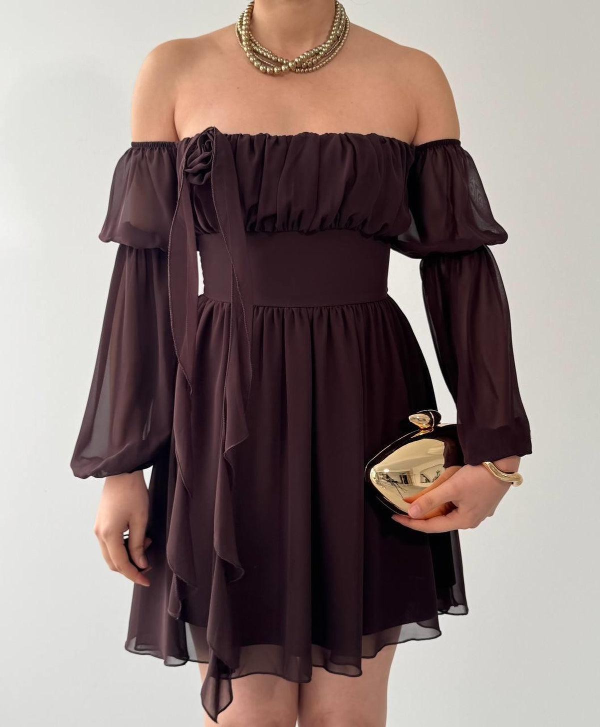 Rochie fără bretele Pure