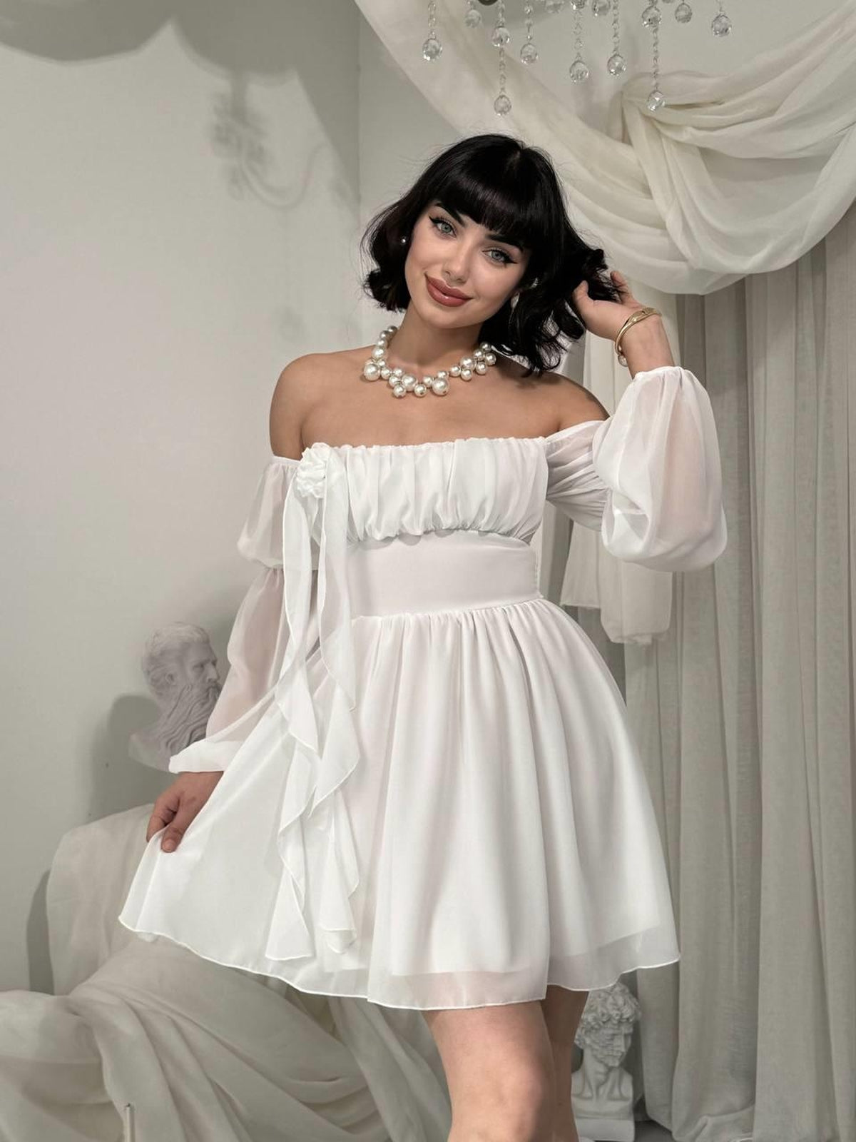 Rochie fără bretele Pure