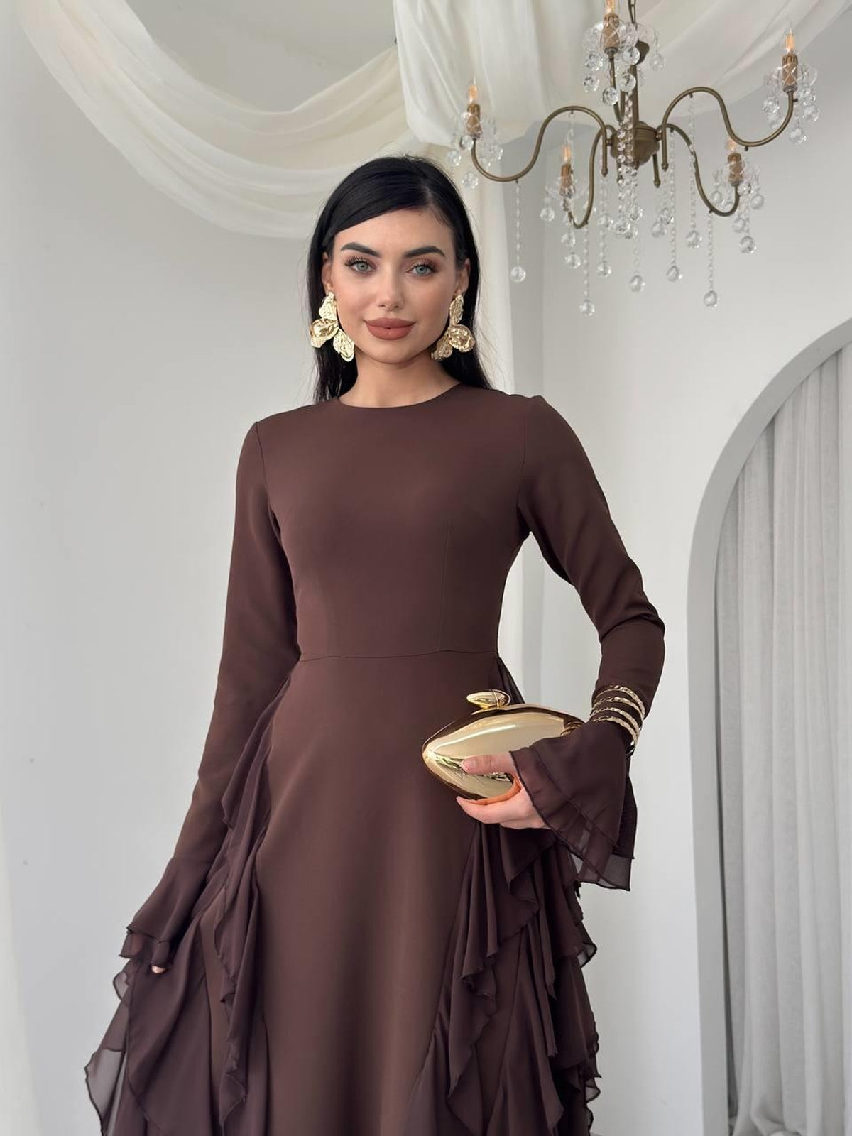 Rochie cu volane