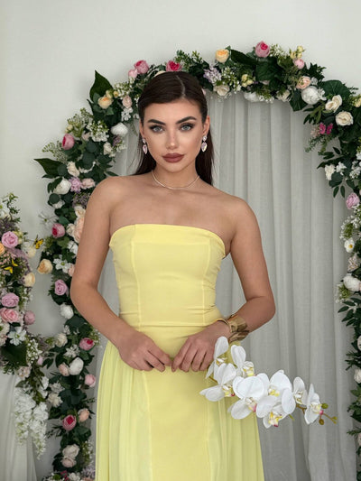 Rochie fără bretele Reny