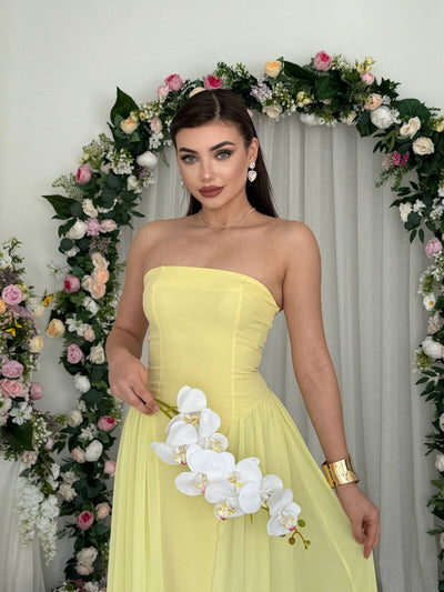 Rochie fără bretele Reny