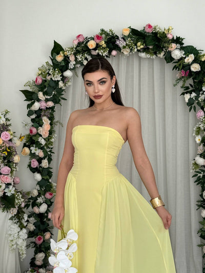 Rochie fără bretele Reny