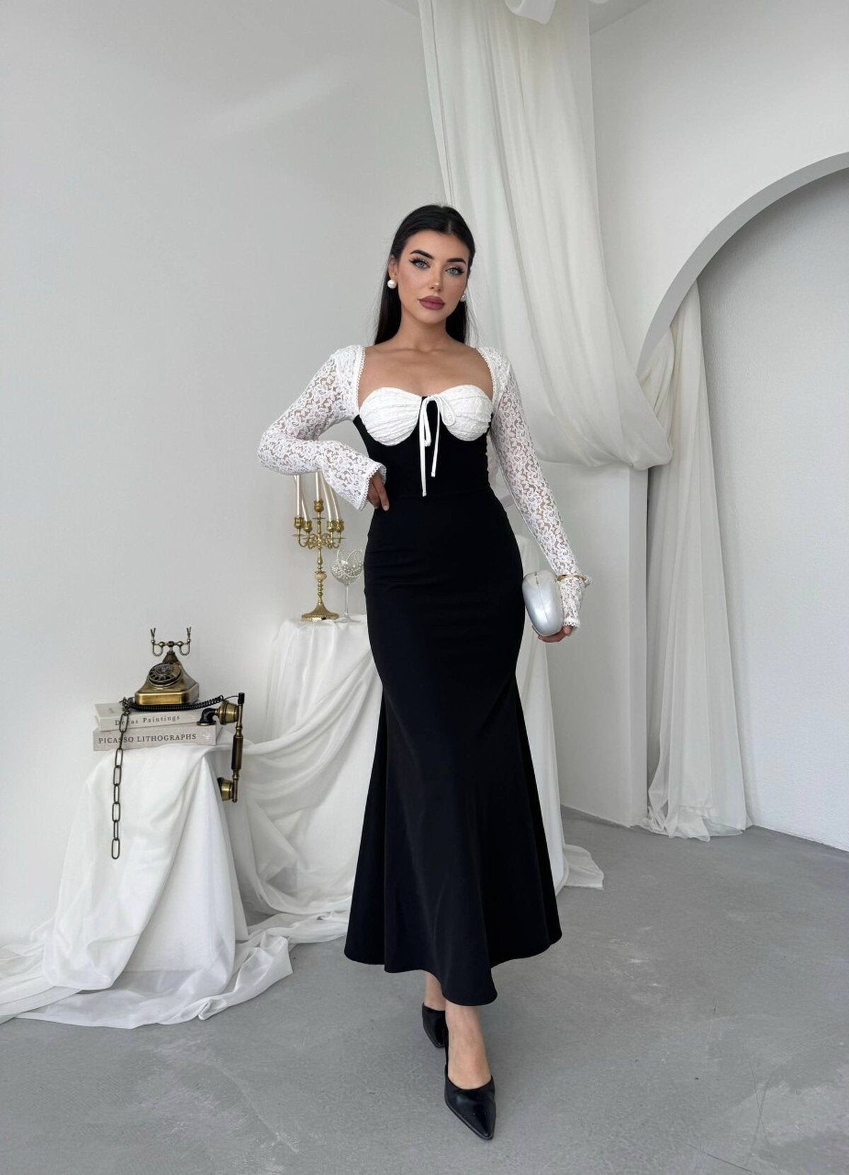 Rochie midi Retas