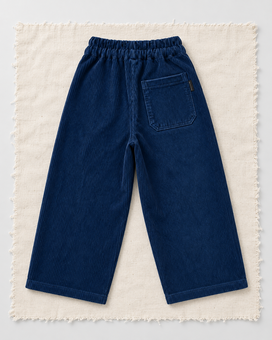Çocuk Fitilli Kadife Pantolon | Geniş Paça | 3–9 Yaş | Lacivert, Siyah, Haki | RG1776 - HAKİ