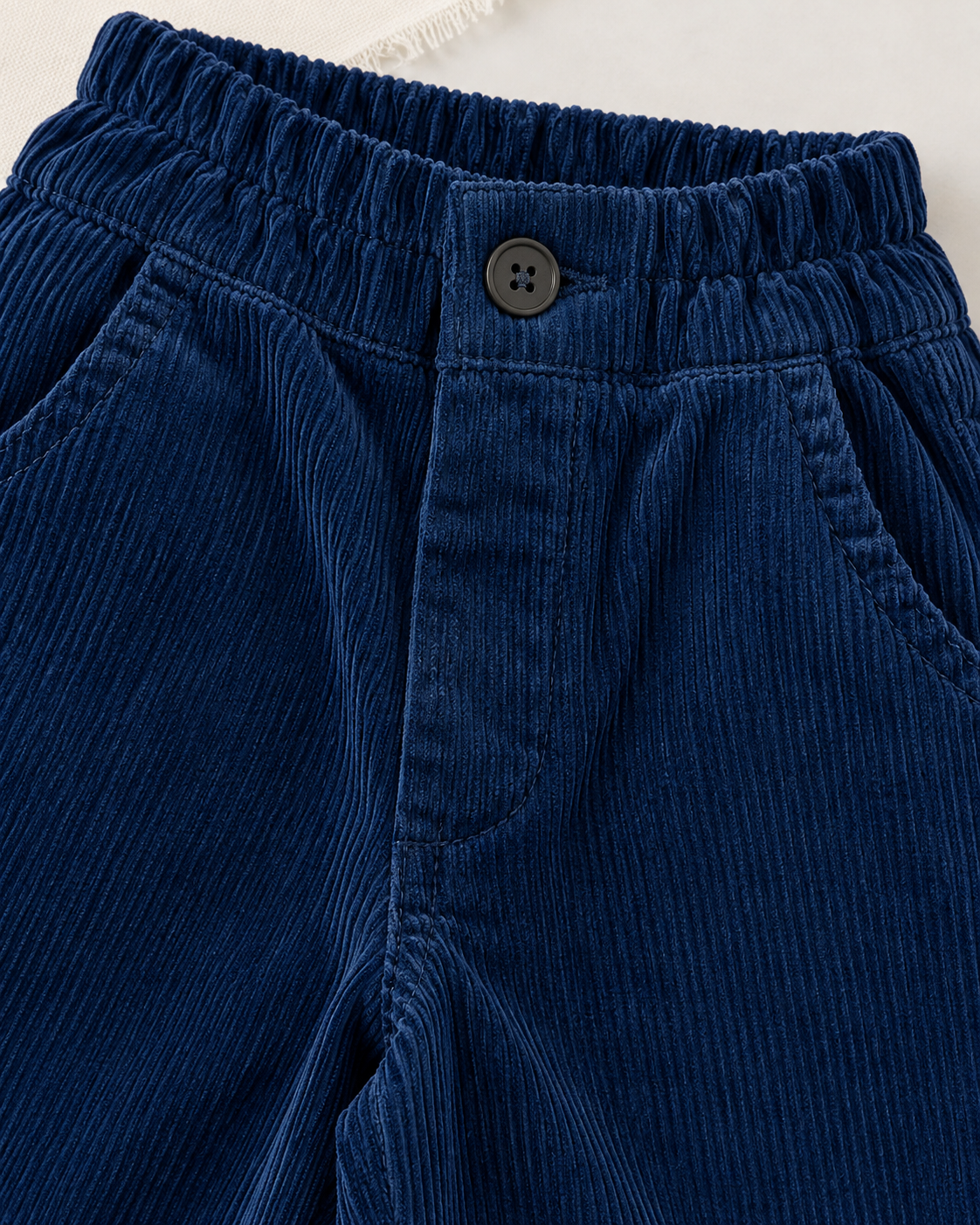 Çocuk Fitilli Kadife Pantolon | Geniş Paça | 3–9 Yaş | Lacivert, Siyah, Haki | RG1776 - HAKİ