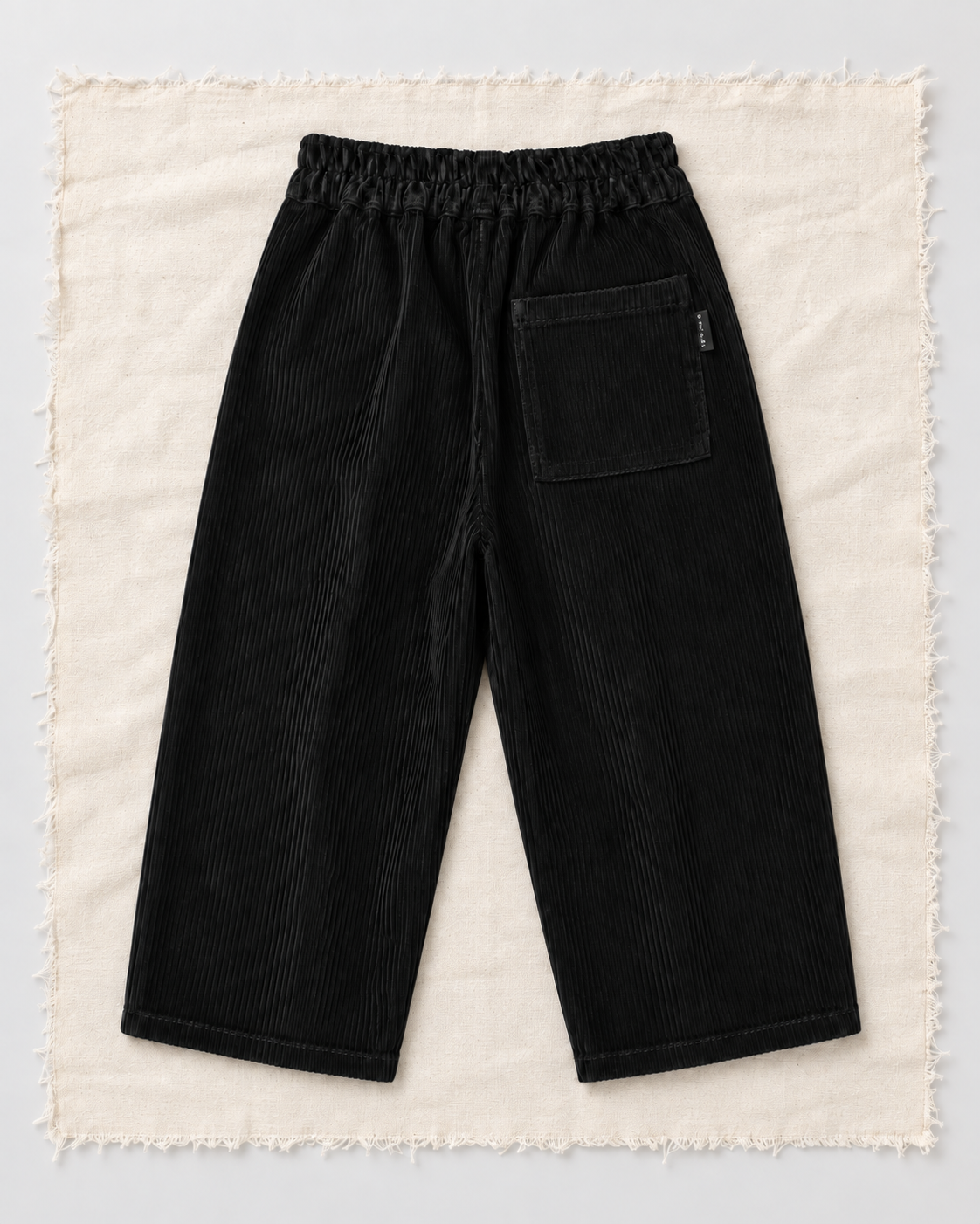 Çocuk Fitilli Kadife Pantolon | Geniş Paça | 3–9 Yaş | Lacivert, Siyah, Haki | RG1776 - HAKİ