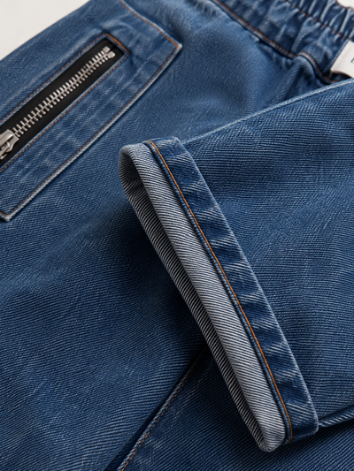 Çocuk Kargo Cepli Denim Pantolon 3–9 Yaş | RG Brand | RG1775 - MAVİ