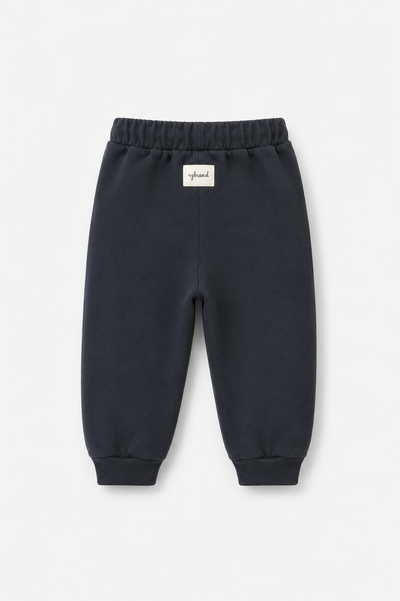 Çocuk Kavisli Cepli Jogger Pantolon | Bağcıklı Bol Kesim | 3–9 Yaş | 3 Renk | RG1790 - LACİVERT