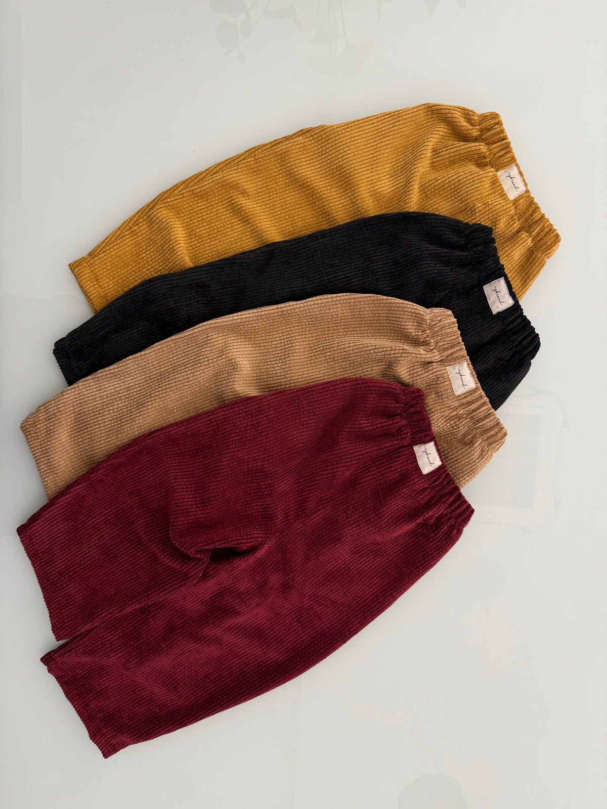 Kız & Erkek Çocuk Fitilli Kadife Pantolon 3–9 Yaş | RG Brand | RG1799 - BORDO