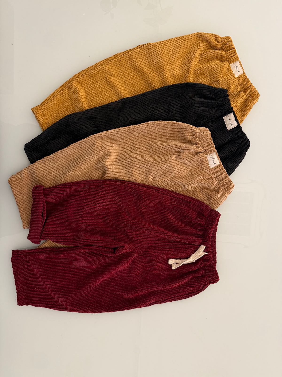 Kız & Erkek Çocuk Fitilli Kadife Pantolon 3–9 Yaş | RG Brand | RG1799 - BORDO