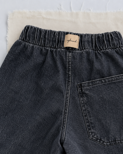 Genç Kot Pantolon | Lastikli Bel Bağcıklı | Kargo Cepli | 9–15 Yaş | Kız & Erkek | Mavi, Lacivert | RG3733 - MAVİ
