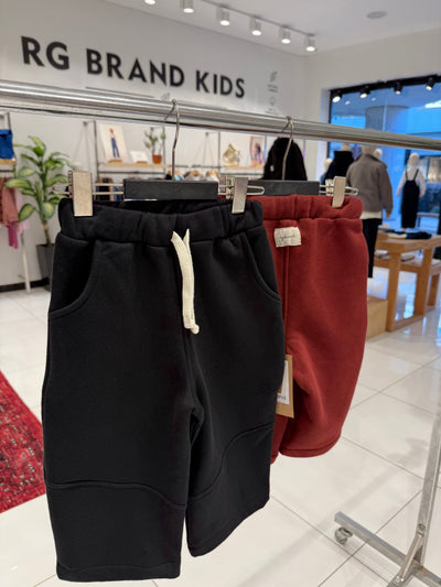Bebek Bağcıklı Eşofman Pantolon | Cepli, Diz Dikişli | 6 Ay–4 Yaş | Siyah, Bordo | RG404 - BORDO