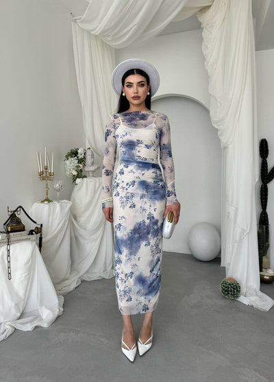 Rim Midi Elbise