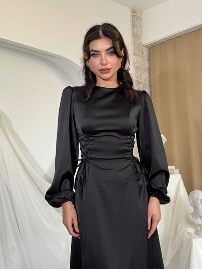 Rochie Rimini cu șireturi