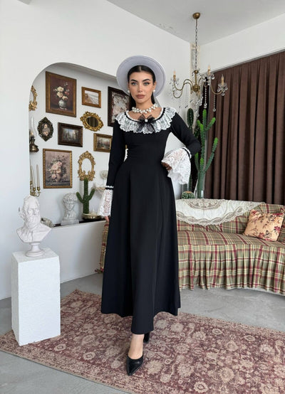 Ruyn Broş Detaylı Elbise