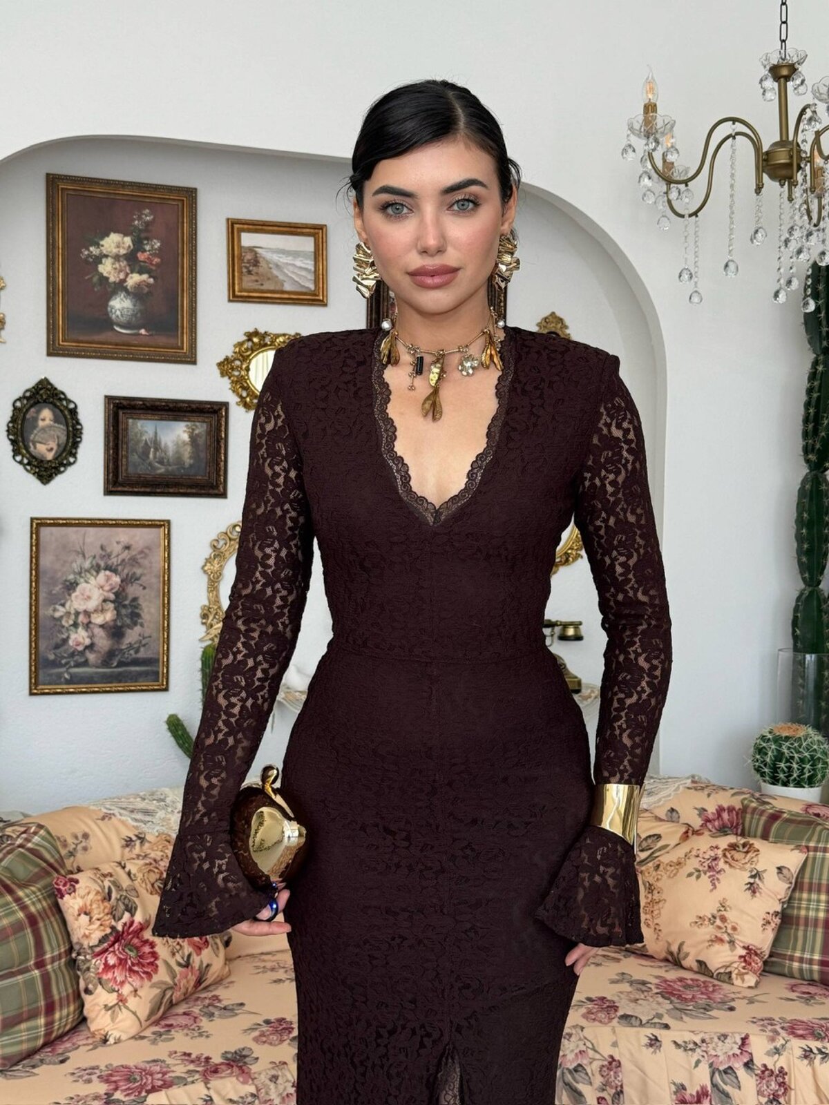 Rochie cu șliț Ruyon