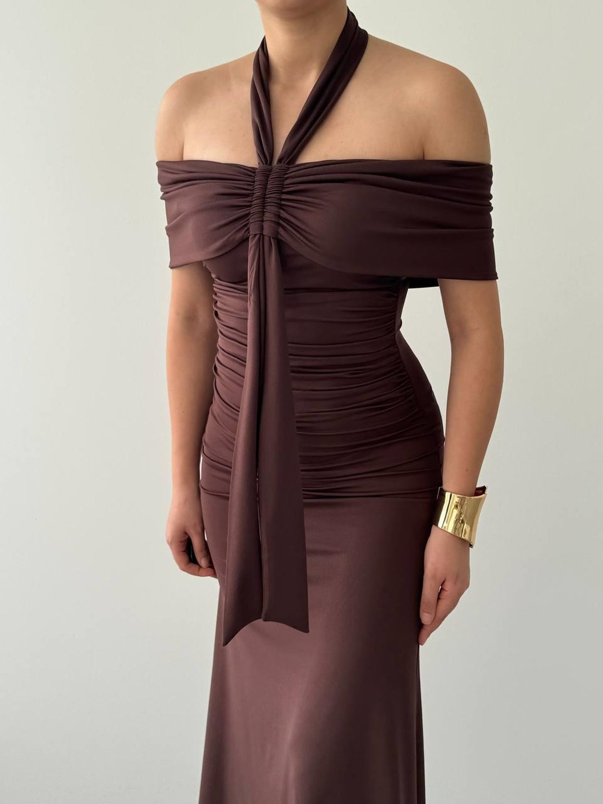 Rochie fără bretele Selen