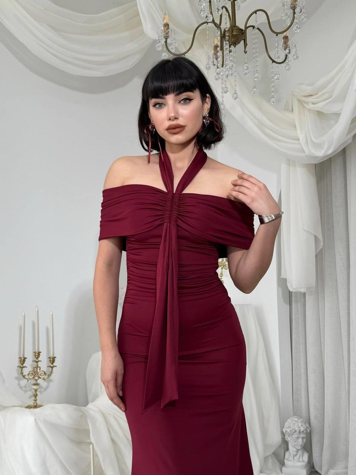 Rochie fără bretele Selen