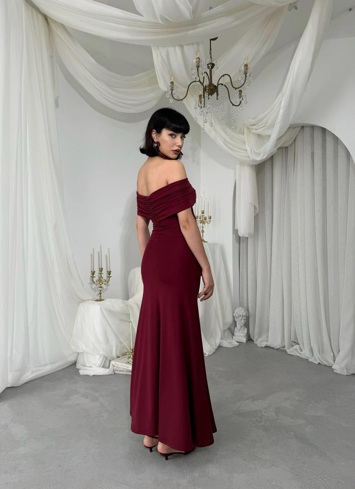Rochie fără bretele Selen