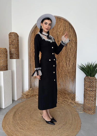 Rochie Stro cu detaliu din dantelă