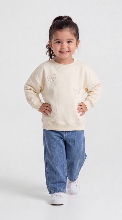 SWEAT  3-6 YAŞ ÜÇİP LR-8626 - A.sari