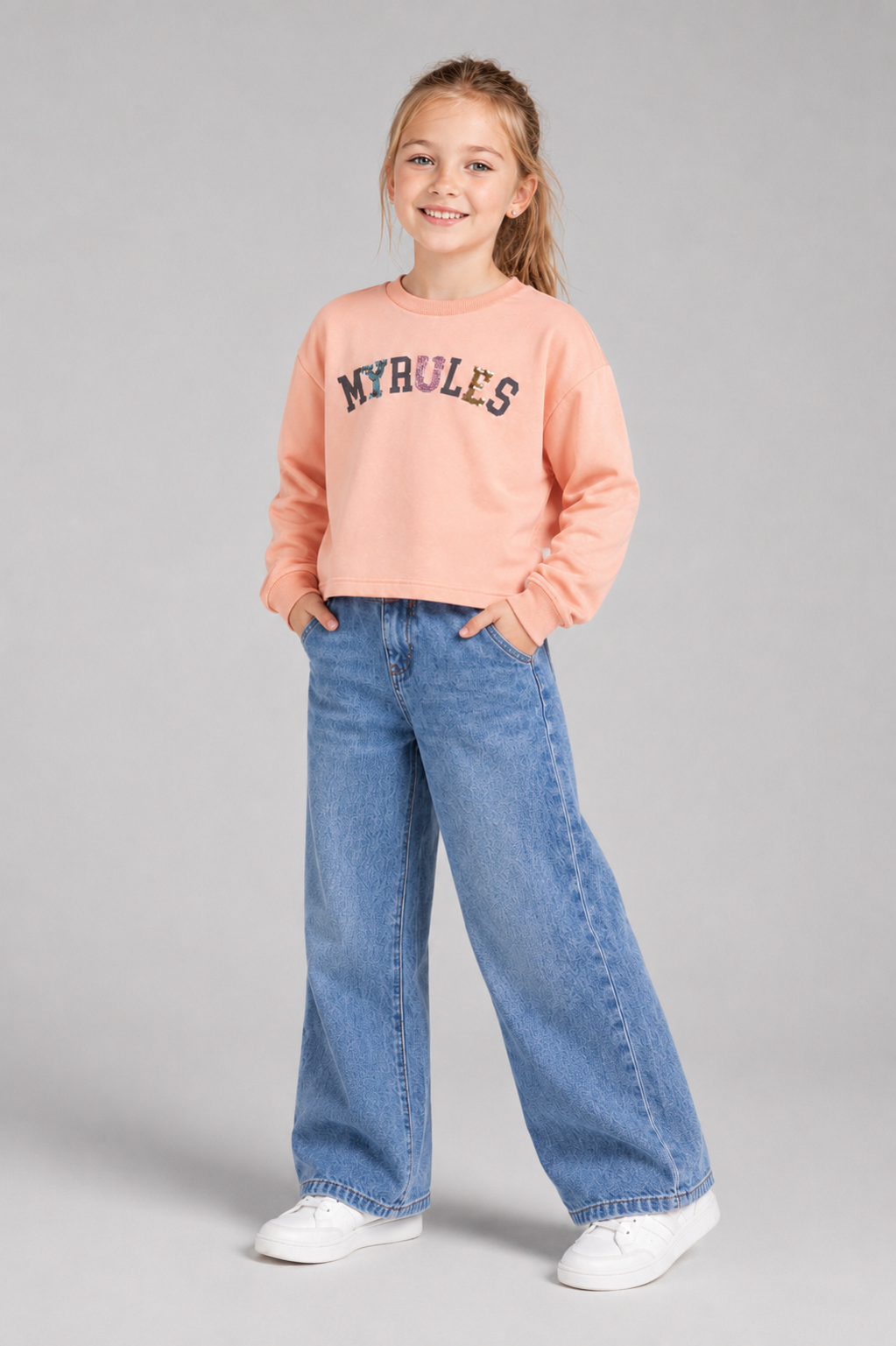 SWEATSHIRT 6-9 Ani Două Fire Lr24-0535 - Cafeniu