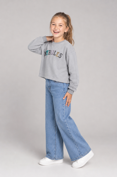 SWEATSHIRT 6-9 Ani Două Fire Lr24-0535 - Roz