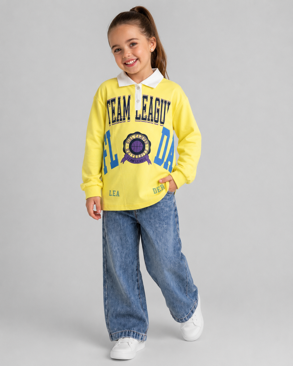 SWEATSHIRT 6-9 Ani Două Fire LR-0532 - Gri