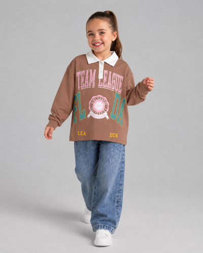 SWEATSHIRT 6-9 Ani Două Fire LR-0532 - Gri