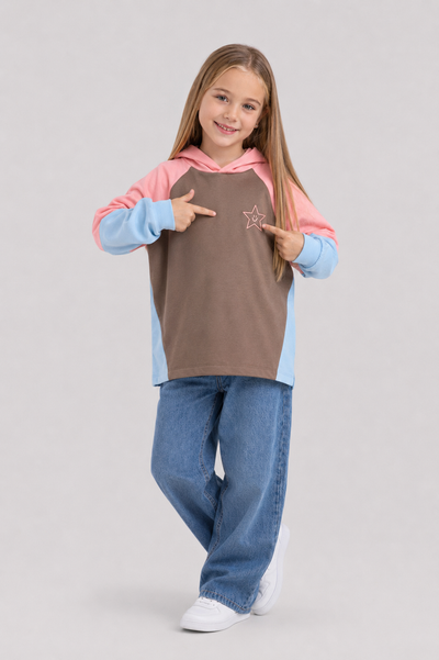 SWEATSHIRT 6-9 Ani Două Fire LR-0533 - Bleumarin