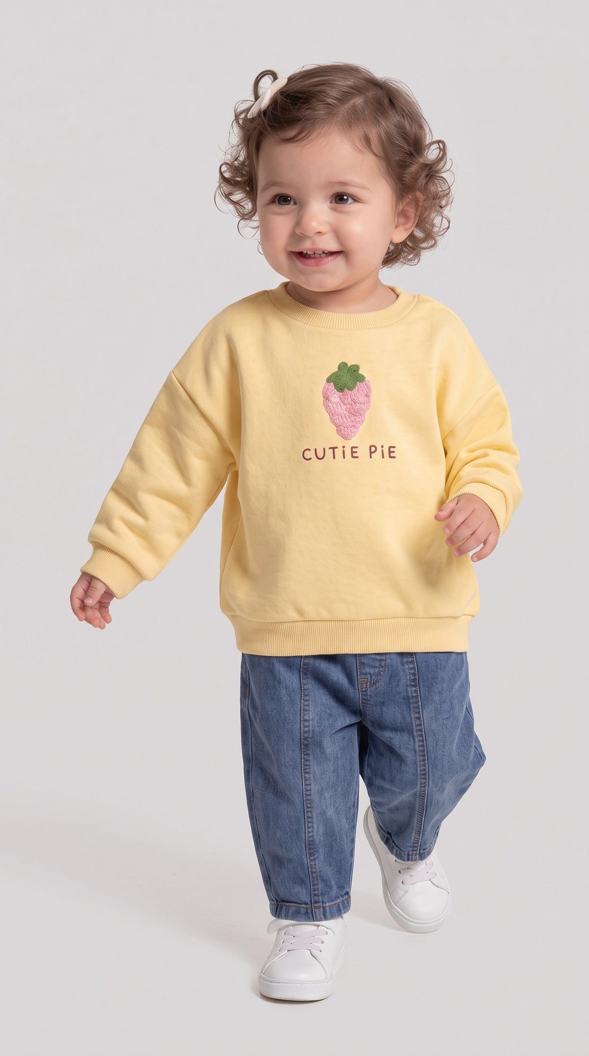 SWEAT 9-24 AY  DİYAGONEL LR-8116 - Ekru