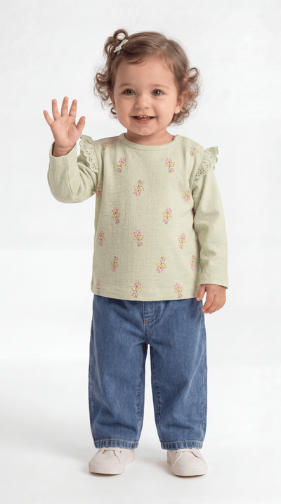 SWEAT 9-24 AY  NURŞAH JARKLI ÖRME LR-8056 - Ekru
