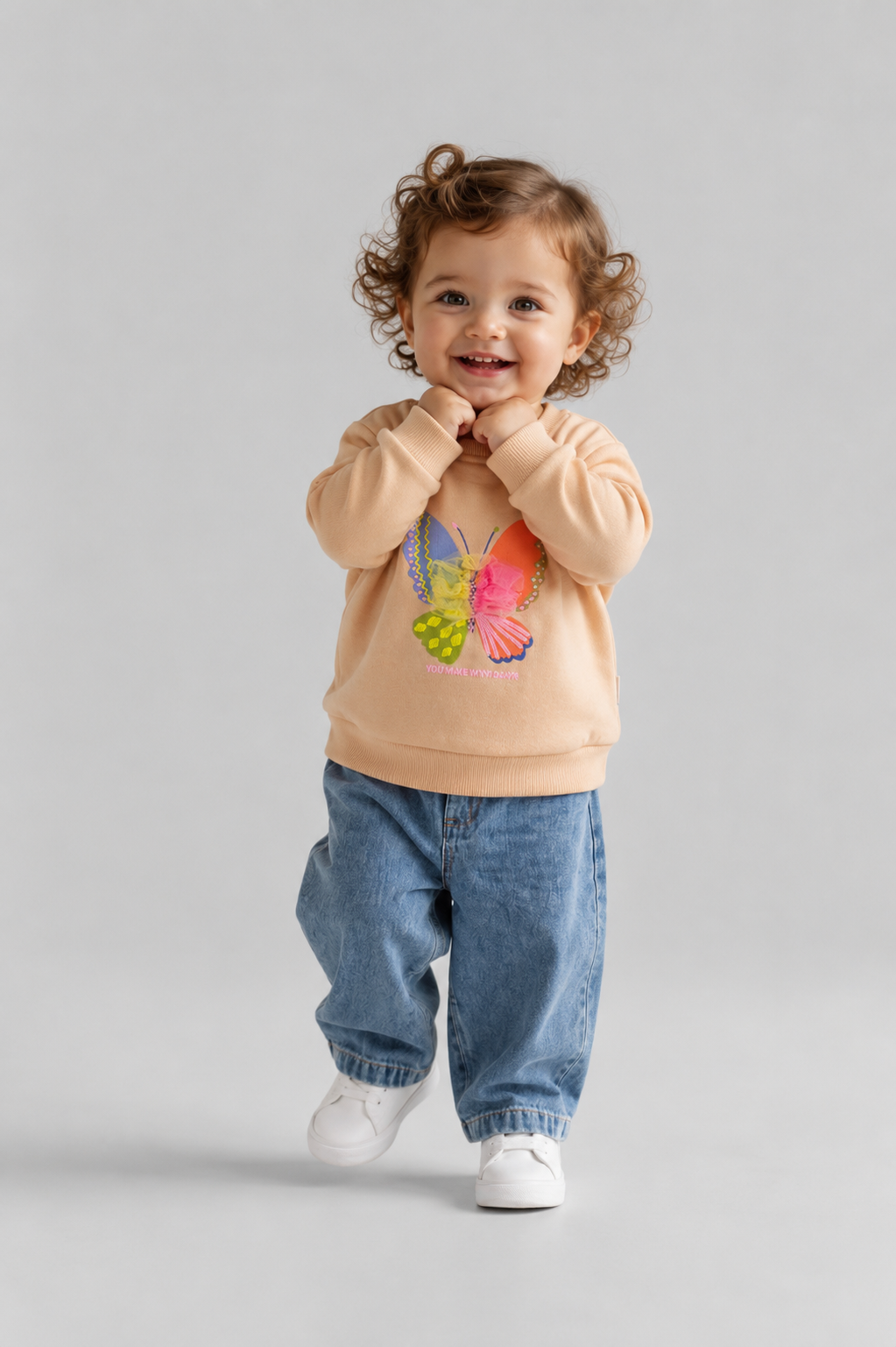 SWEATSHIRT 9-24 Luni Trei Fire LR-01045 - Verde Deschis