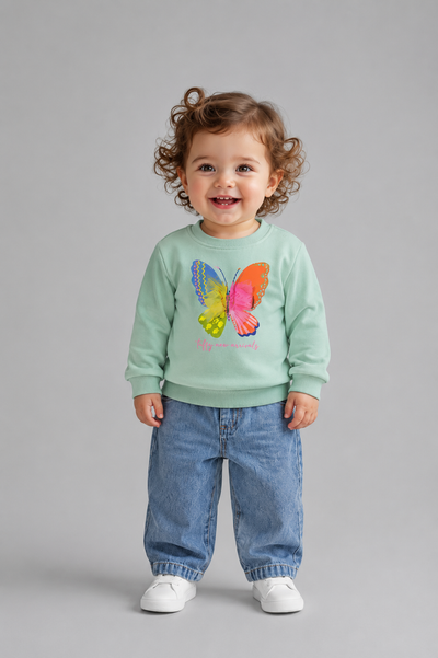 SWEATSHIRT 9-24 Luni Trei Fire LR-01045 - Biscuit