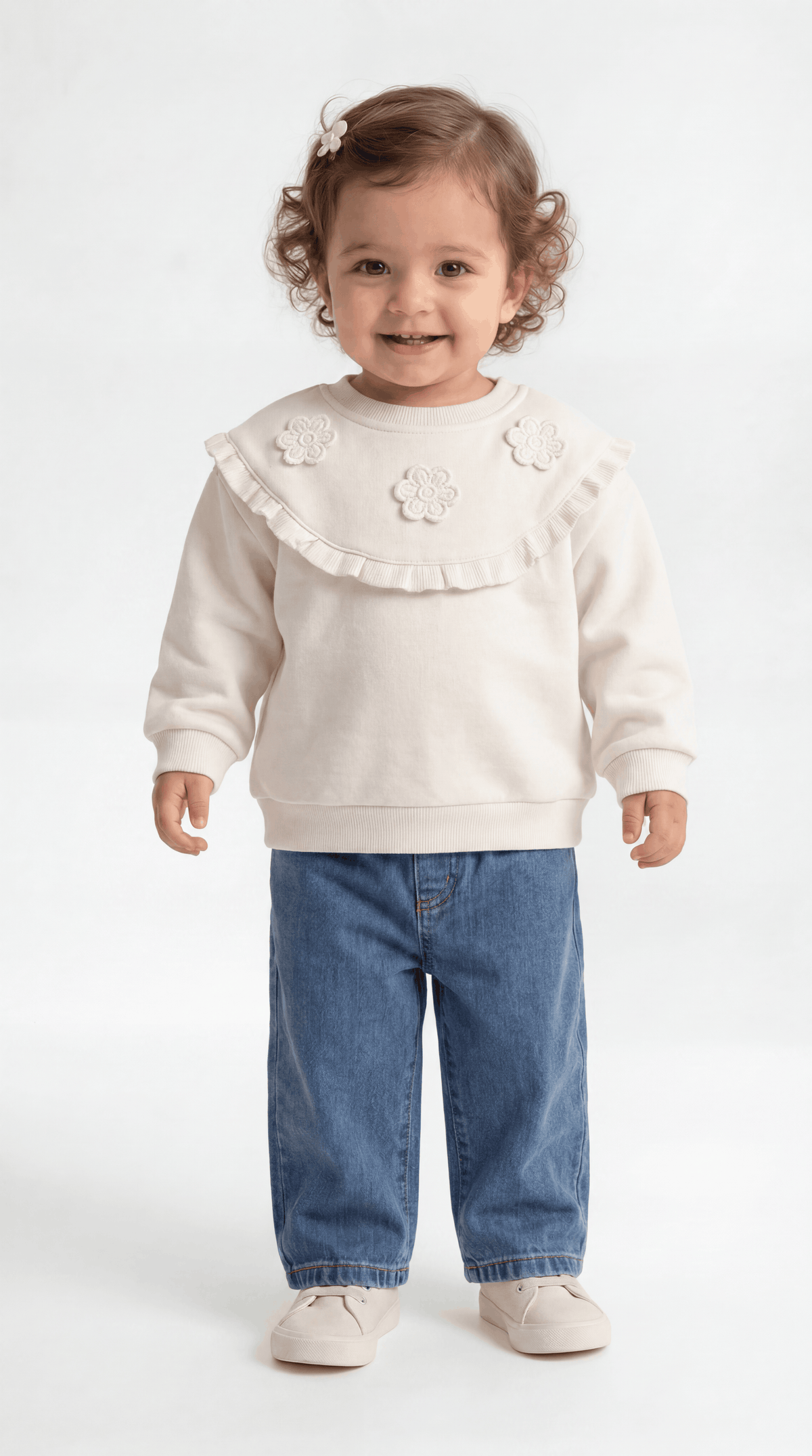 SWEAT 9-24 AY ÜÇİP LR-8106 - Pembe