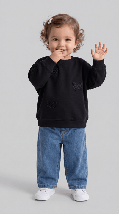 SWEAT  9-24 AY ÜÇİP LR-8626-1 - Ekru