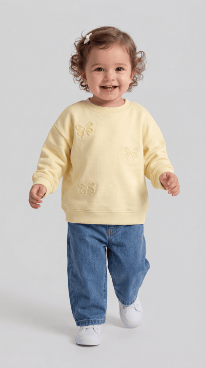 SWEAT  9-24 AY ÜÇİP LR-8626-1 - Pembe