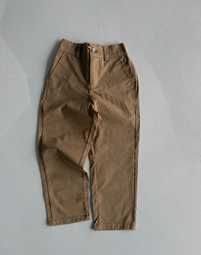 Erkek Çocuk Chino Gabardin Pantolon 9–15 Yaş | RG Brand | RG3352 - TABA