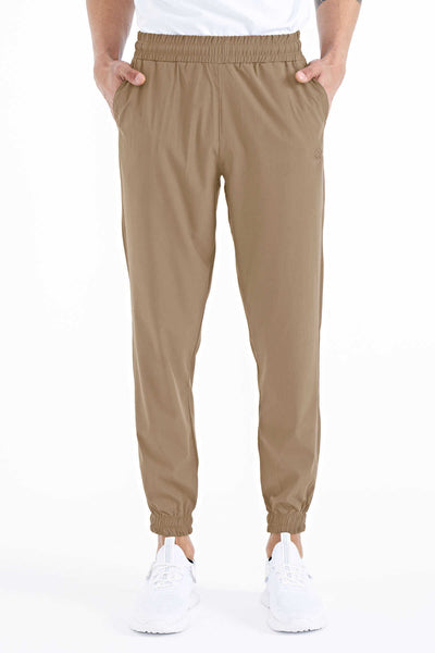Tommylife Toptan Bej Erkek Basic Cepli Bağcıklı Rahat Form Lastik Paça Eşofman Altı - 84826
