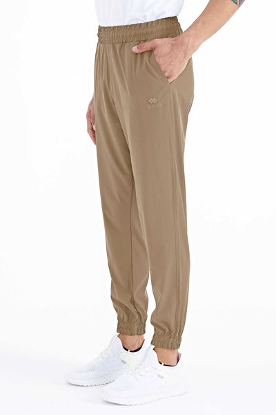 Tommylife Toptan Bej Erkek Basic Cepli Bağcıklı Rahat Form Lastik Paça Eşofman Altı - 84826