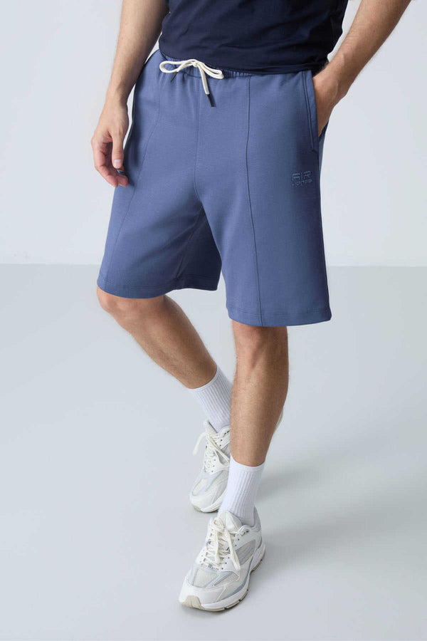Tommylife Toptan Comfort Fit Basic Erkek Şort 81277 Petrol