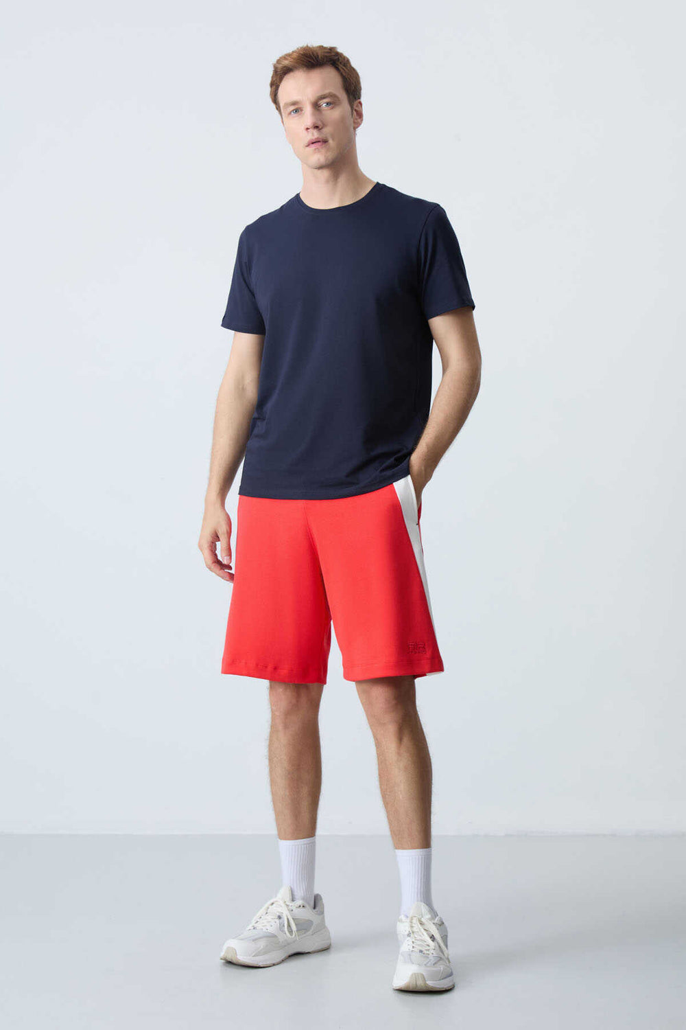 Tommylife Toptan Comfort Fit Basic Erkek Şort 81280 Fiesta