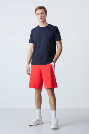 Tommylife Toptan Comfort Fit Basic Erkek Şort 81280 Fiesta